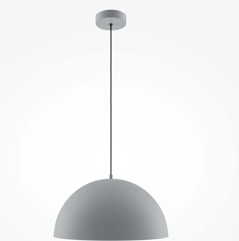 MAYTONI MOD168PL-01GR BASIC COLORS Modern Függesztett Lámpa Szürke E27 IP20