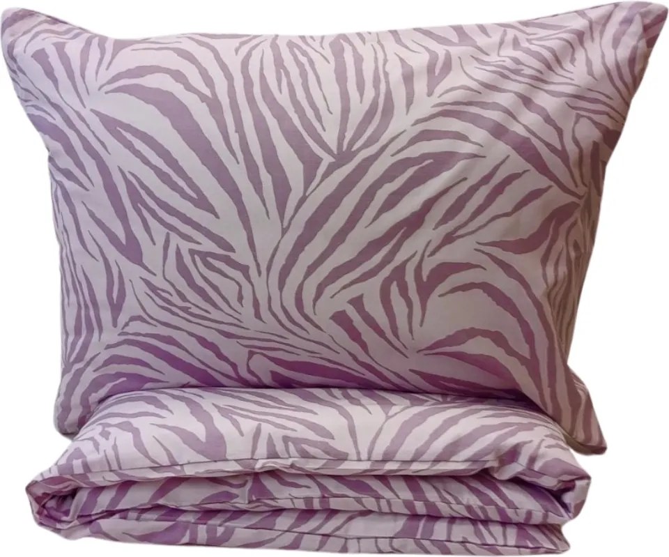 Belinda lila pamut ágyneműhuzat 200x140cm+90x70cm TiaHome