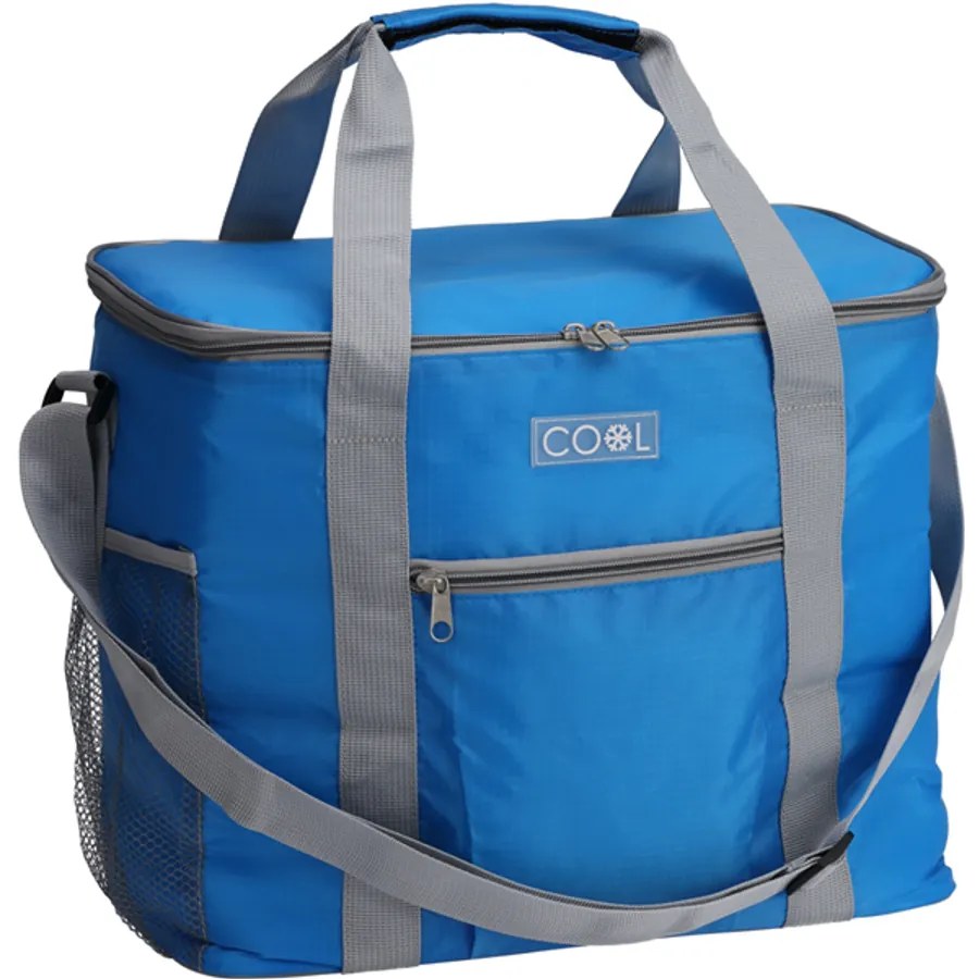 COOL 20 literes  XL hűtőtáska, thermo-s, 34 x 20 x 29 cm, kék
