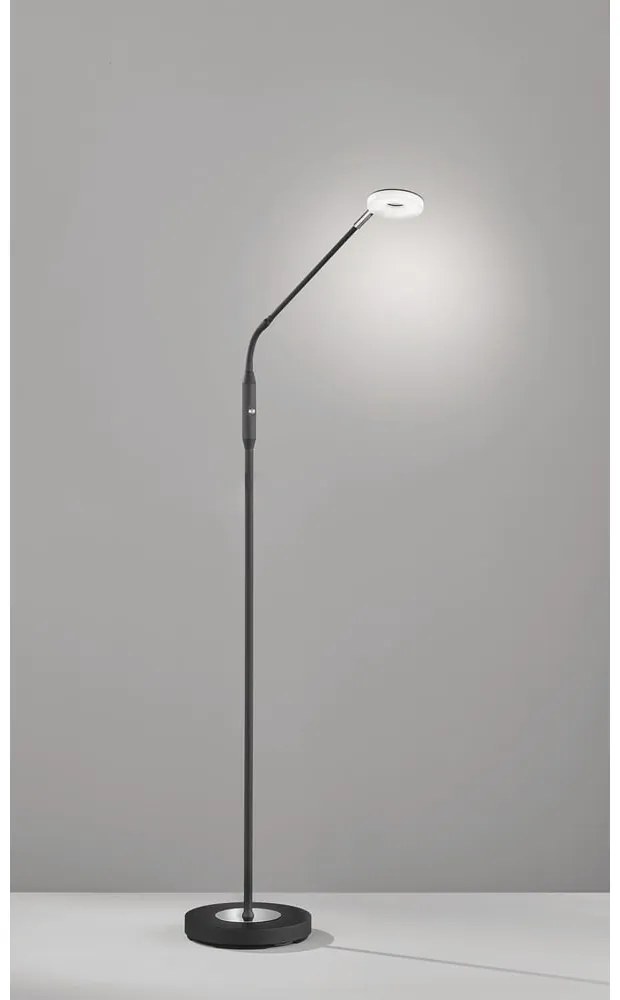 Fekete LED dimmelhető állólámpa (magasság 150 cm) Dent – Fischer &amp; Honsel