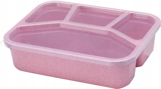 Bento Lunch Box – Uzsonnás doboz 4 rekeszes, különböző színek