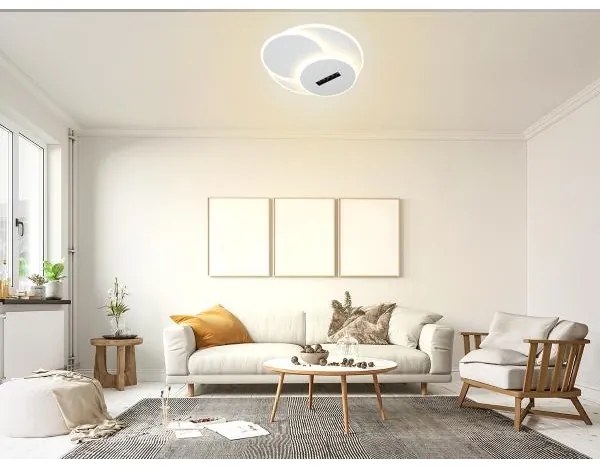 LED Dimmelhető mennyezeti lámpa LED/90W/230V 3000-6500K fehér + távirányítás