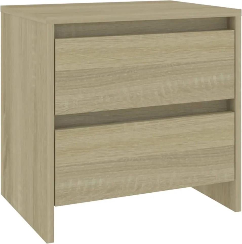 vidaXL sonoma tölgy színű szerelt fa éjjeliszekrény 45x34,5x44,5 cm