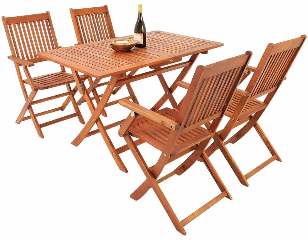 SYDNEY ülőgarnitúra, 5 darabos, természetes fa Casaria