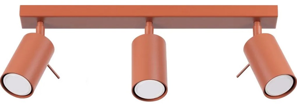 Sollux SL.1508 - Spotlámpa RING 3xGU10/10W/230V piros