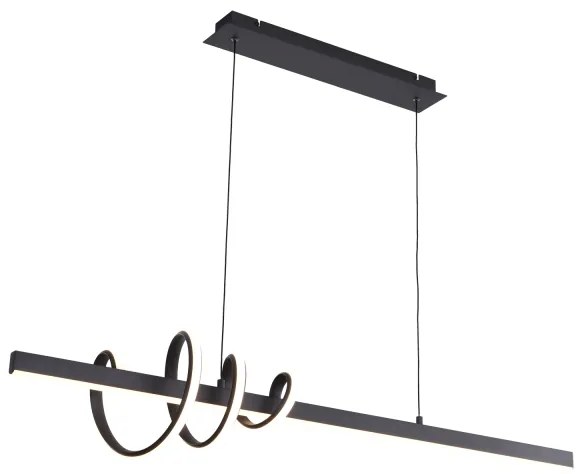 ONLI - LED Csillár zsinóron SWING LED/30W/230V 4000K fekete