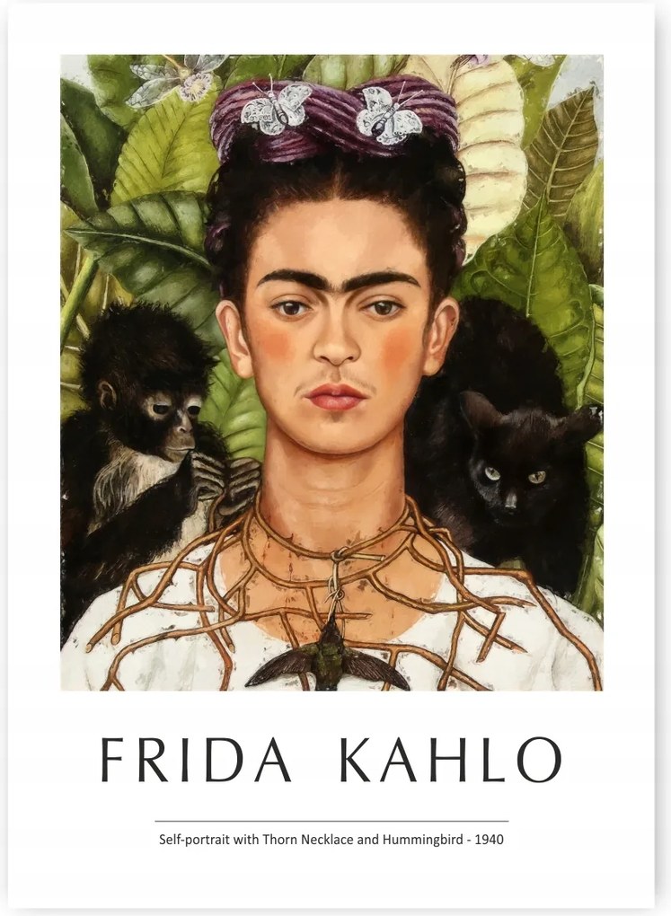 Frida Kahlo Önarckép Poszter 30x40cm kép #273