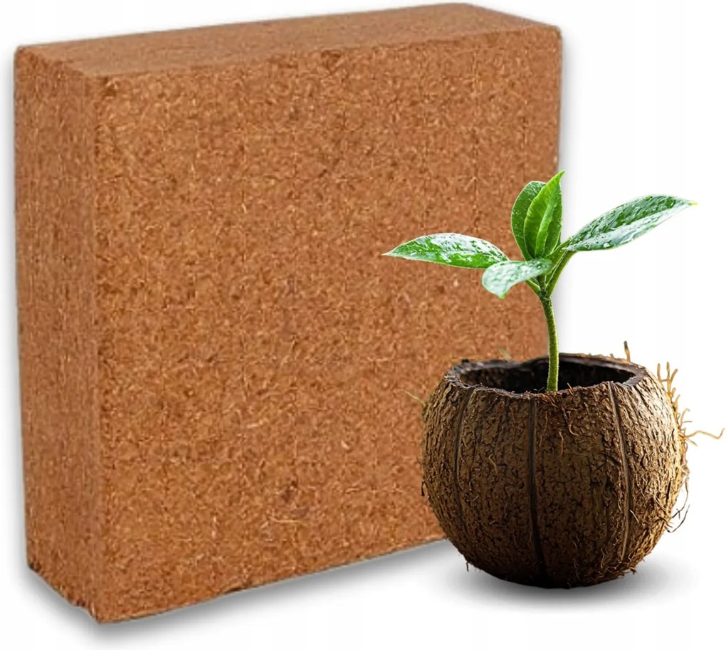 Kókuszrost Brikett Tőzeg 5kg Növény táptalaj 70l