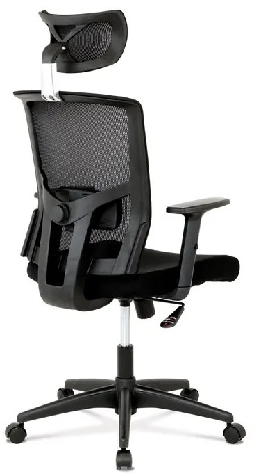 Fekete Hálós Irodai Szék, Hinta Mechanikával. KA-B1013 BK