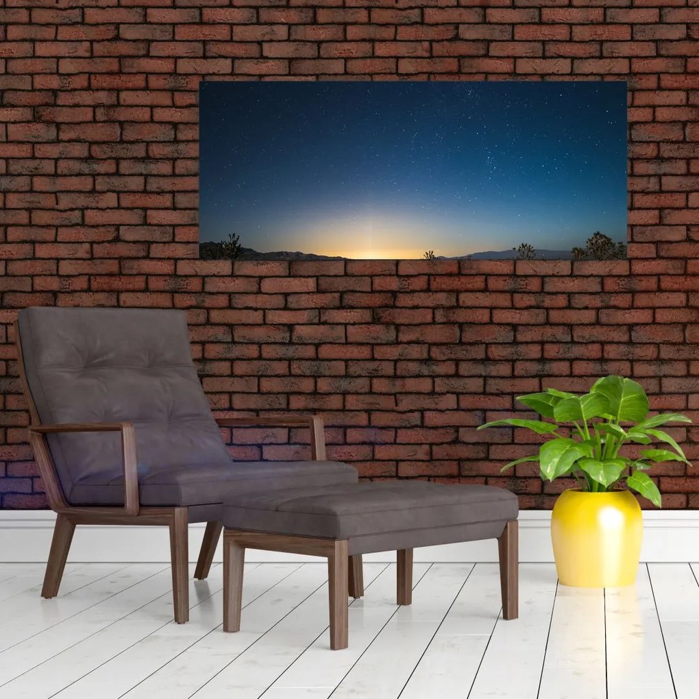 Kép - Éjszaki ég az út felett (120x50 cm)