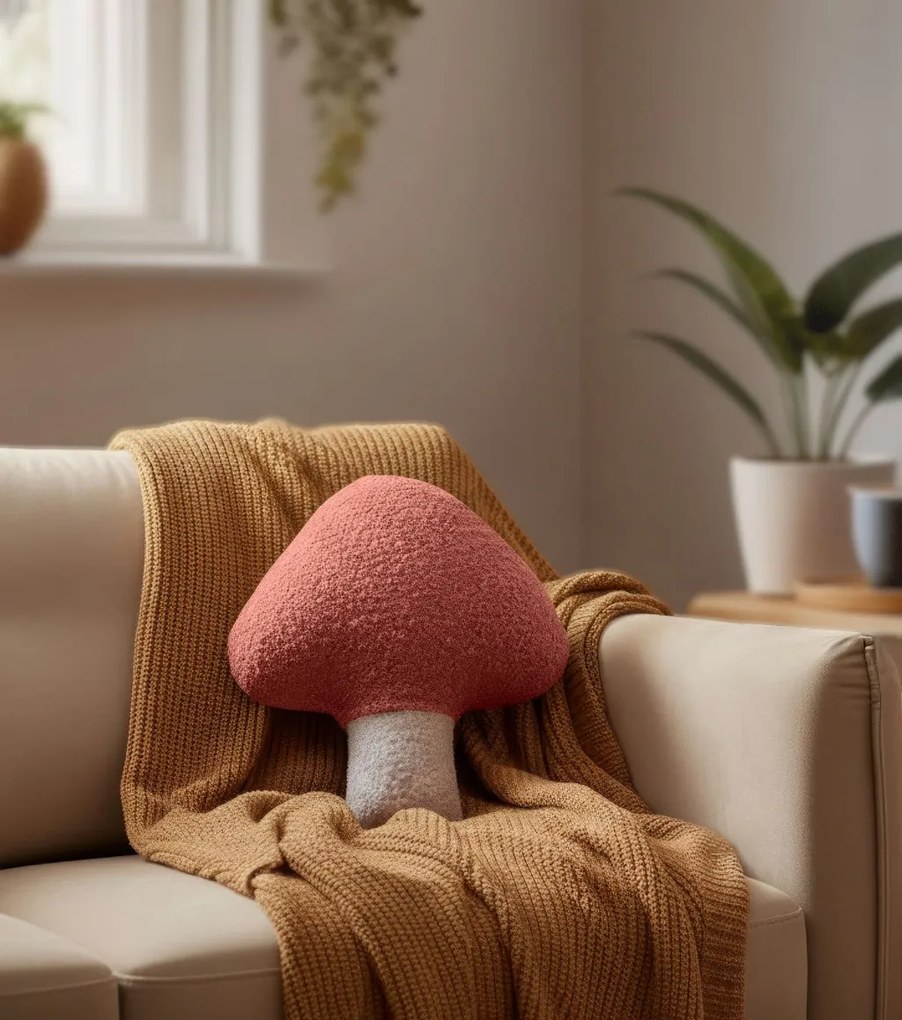 Mushroom - Pink, White