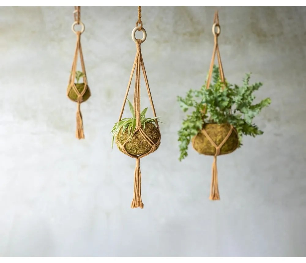 Akasztórendszer virágcseréphez ø 14,5 cm Macramé – Esschert Design
