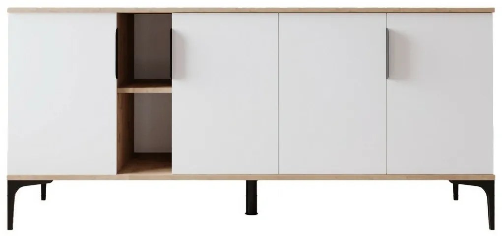 Tarz Oak and White szekrény