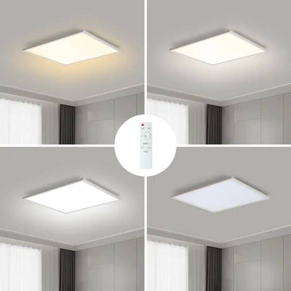Brilagi - LED Dimmelhető lámpa SLIMFRAME LED/36W/230V 45x45 cm fehér + távirányító