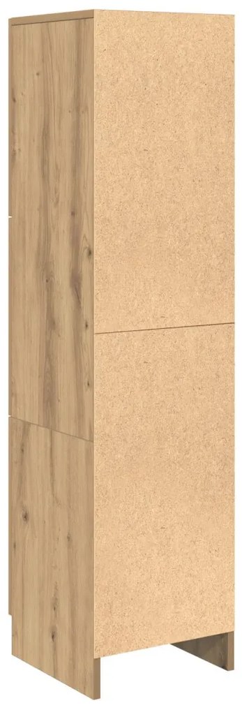 Magas Tároló kézműves tölgy 31,5 x 32 x 124 cm Faanyag