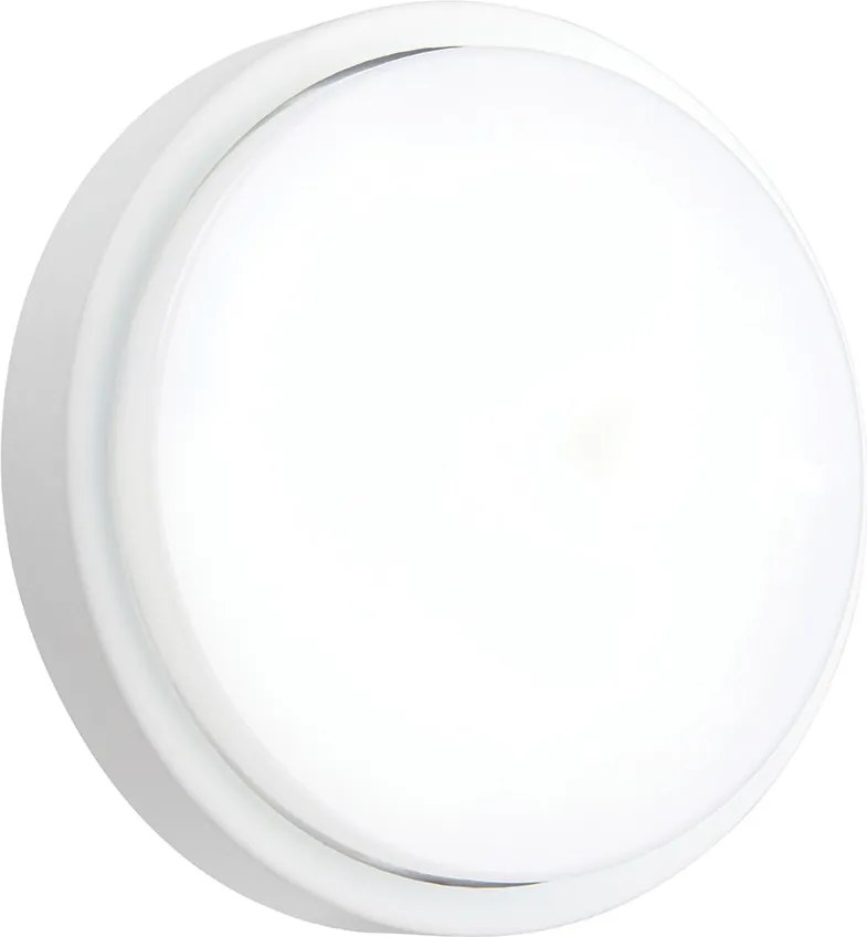 ENDON 78622 ROND Modern Kültéri Fali Lámpa Matt Fehér, Opál LED IP44