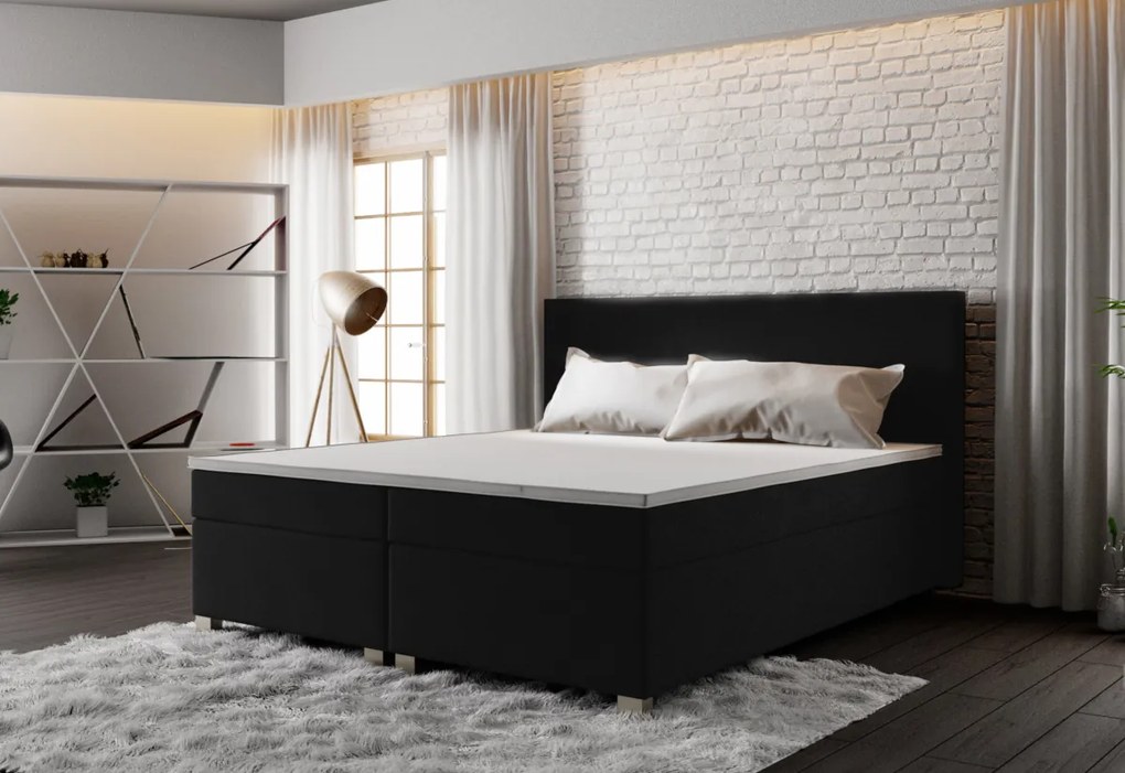 ISLAND boxspring ágy + ágyrács + matrac, 140x200, cosmic 16
