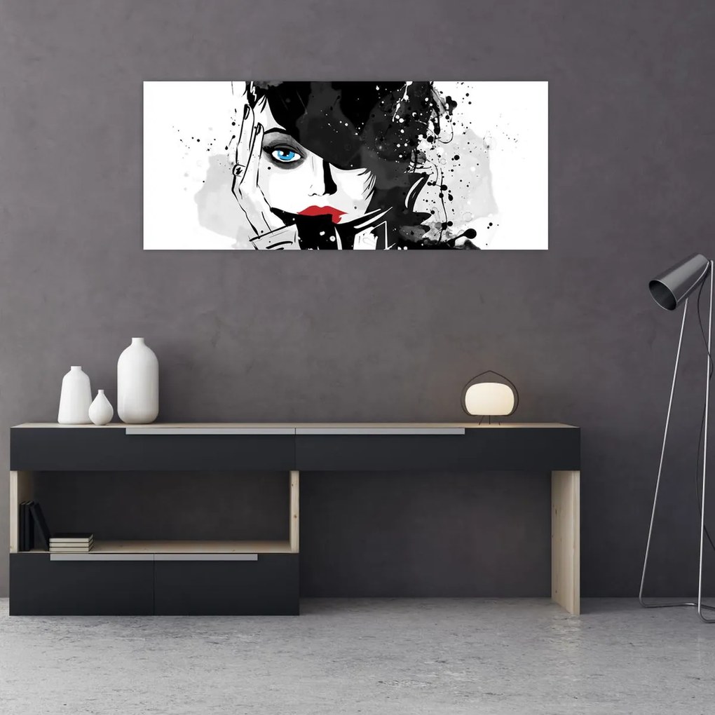 Kép - A titokzatos nő (120x50 cm)