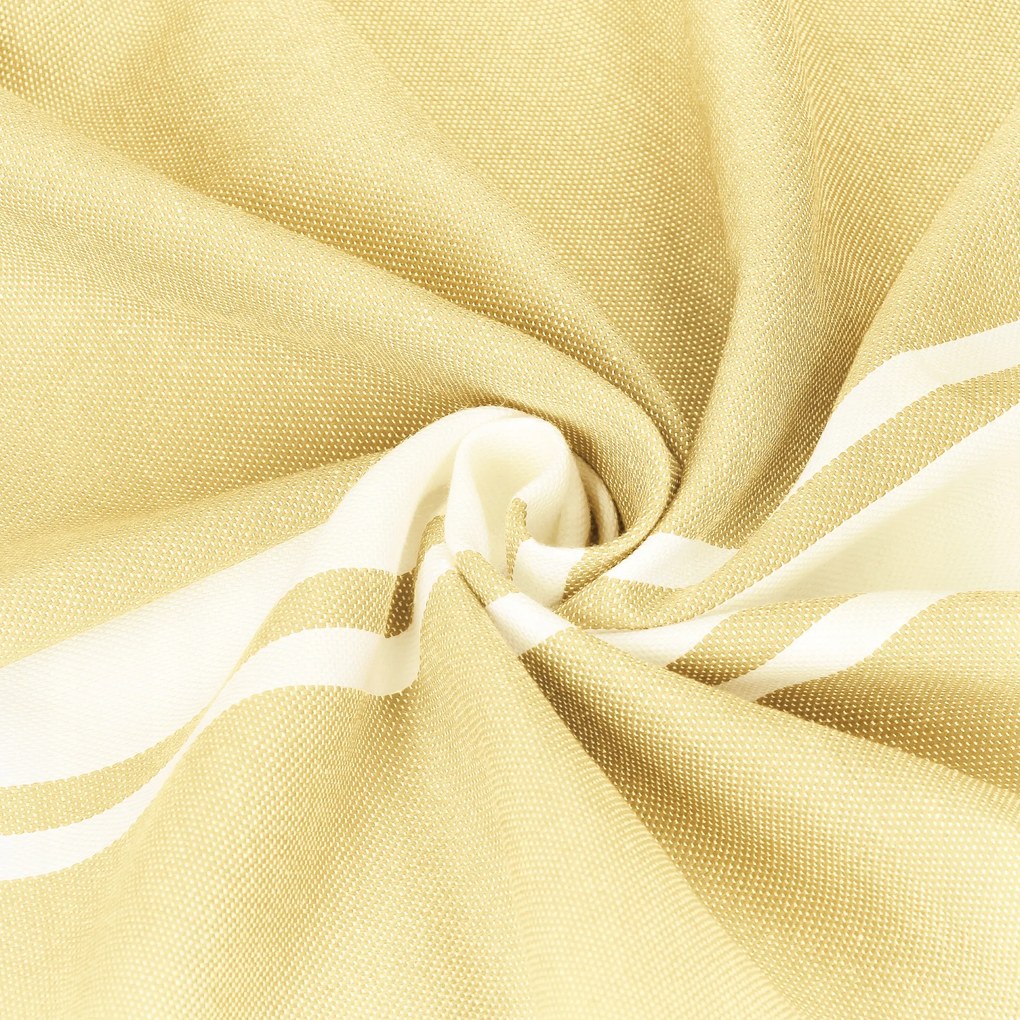 Fouta Hamam strand pamut törölköző 100x200 Pareo Sárga