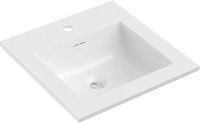 Mexen Otis beépített mosdókagyló 46 x 46,5 cm, fényes fehér - 25184500