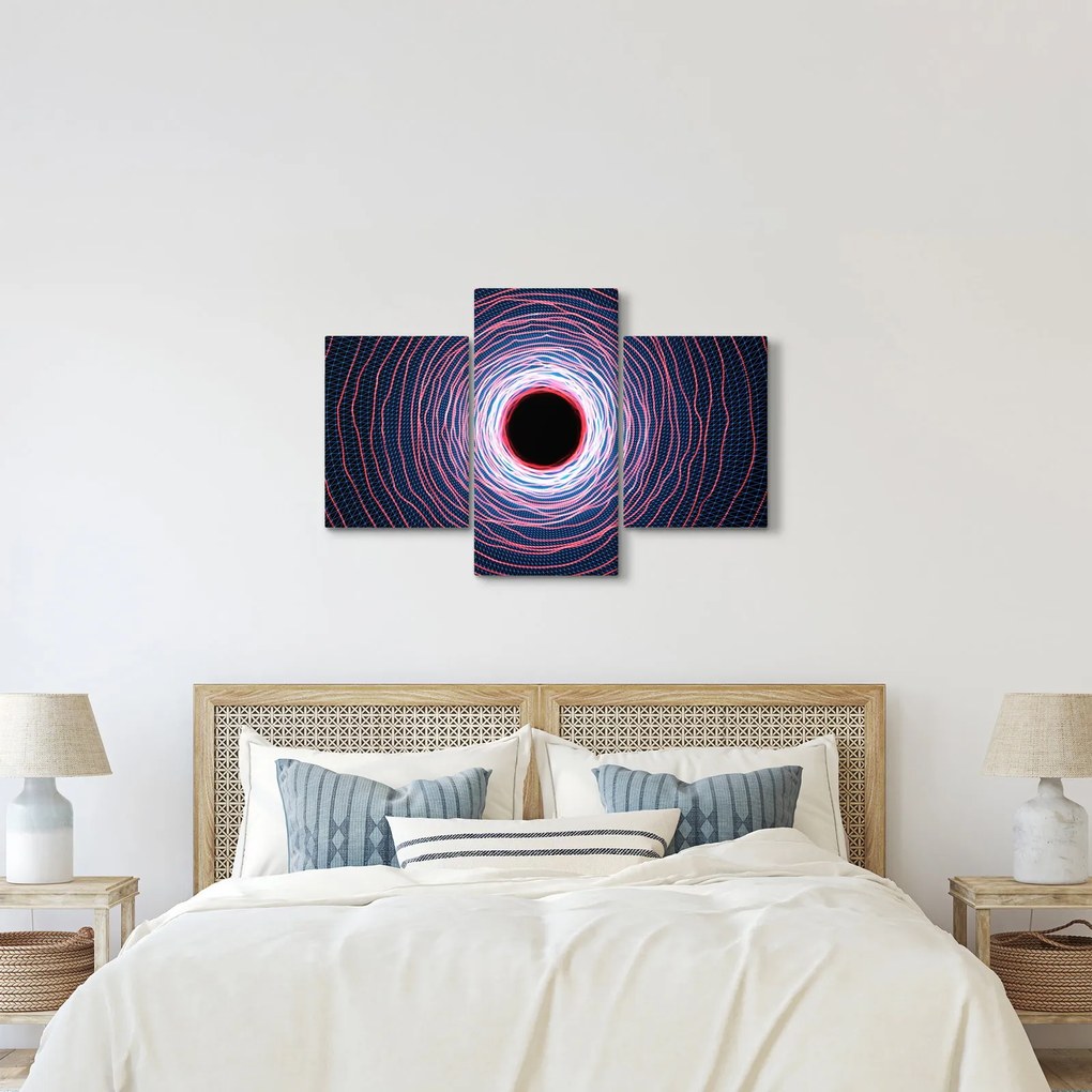 A kör absztrakció képe (90x60 cm)