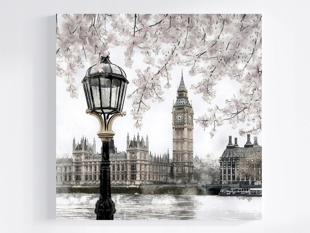 Canvas Város Anglia London Big Ben Westminster Vászonkép 40x40