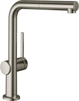 Hansgrohe Talis mosogató csaptelep kihúzható zuhanyzóval rozsdamentes acél megjelenés 72845800