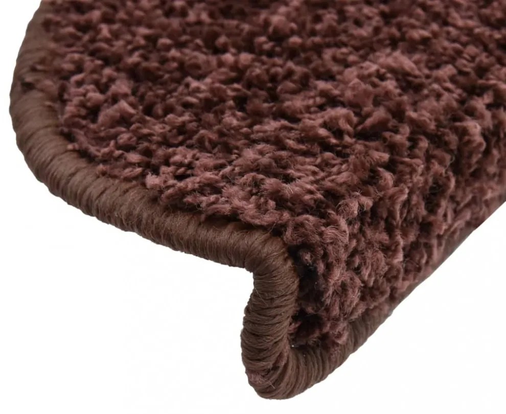 vidaXL 15 db barna lépcsőszőnyeg 56 x 17 x 3 cm
