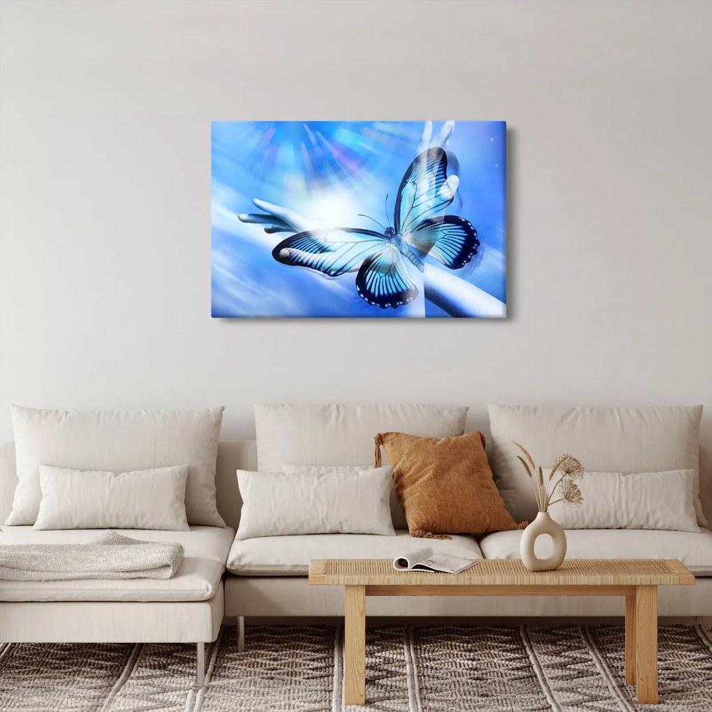 Kép - Pillangó, a remény szimbóluma (90x60 cm)