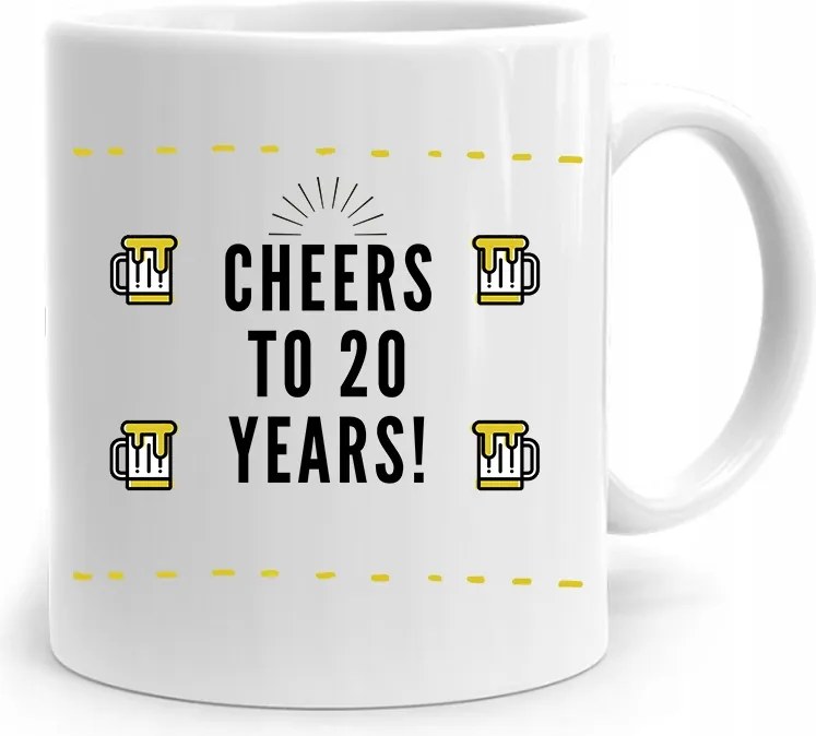 Születésnapra 20 20. 20. Bögre Tökéletes Ajándék fényképes nyomtatással
