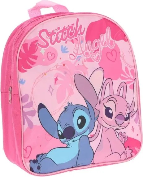 Disney Lilo és Stitch, A csillagkutya Angel Pink hátizsák, táska 30 cm