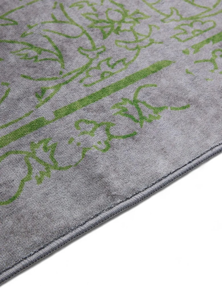 Washable Rug Miray Grey/Green 200x300 cm