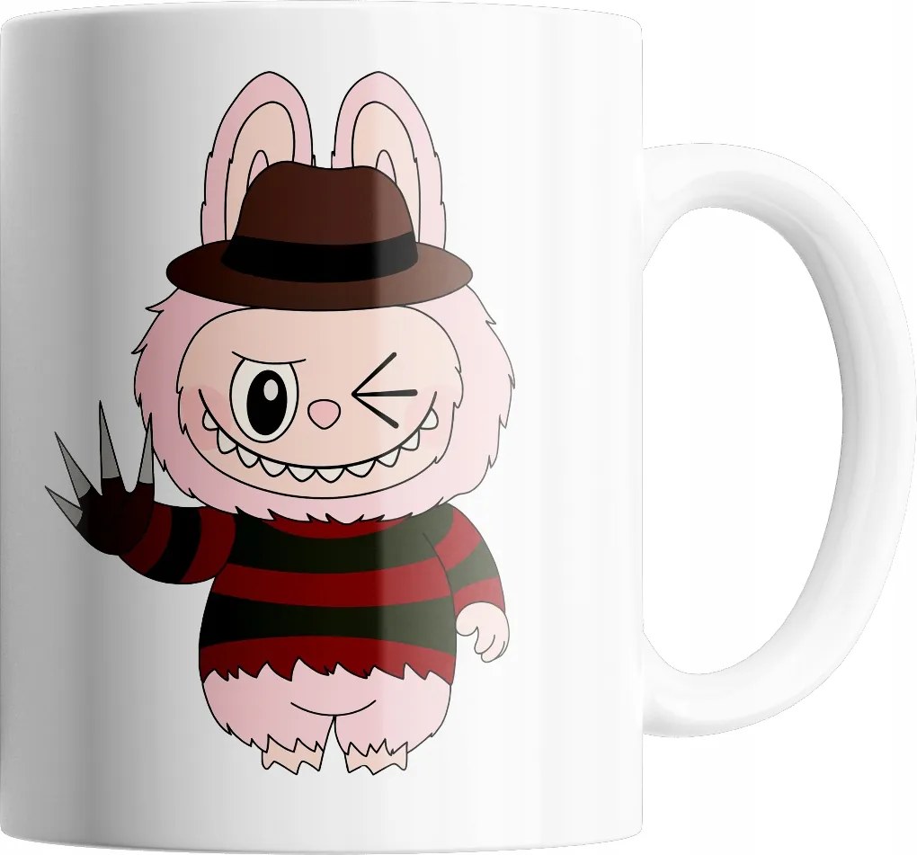 Bögre Labu Halloween Freddy Kiváló Minőség Ajándék Szöveg