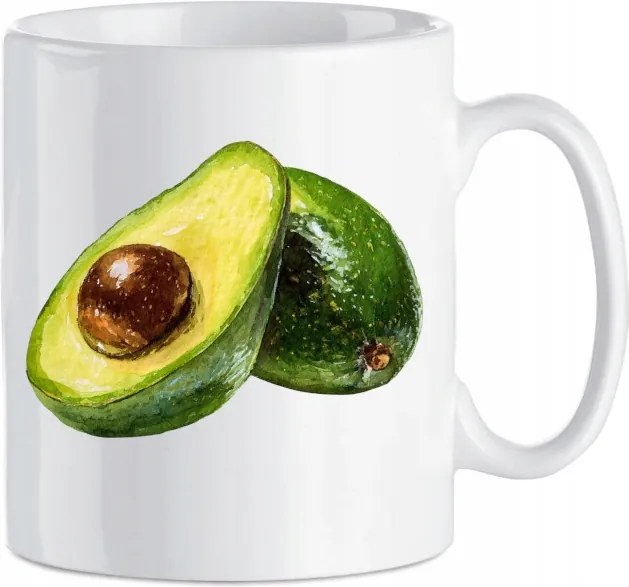 Kerámia bögre Divatos Avokádó nyomtatás Ajándék Zöldségek