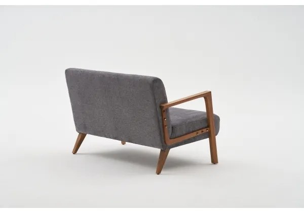 TUMI kétszemélyes szürke kanapé