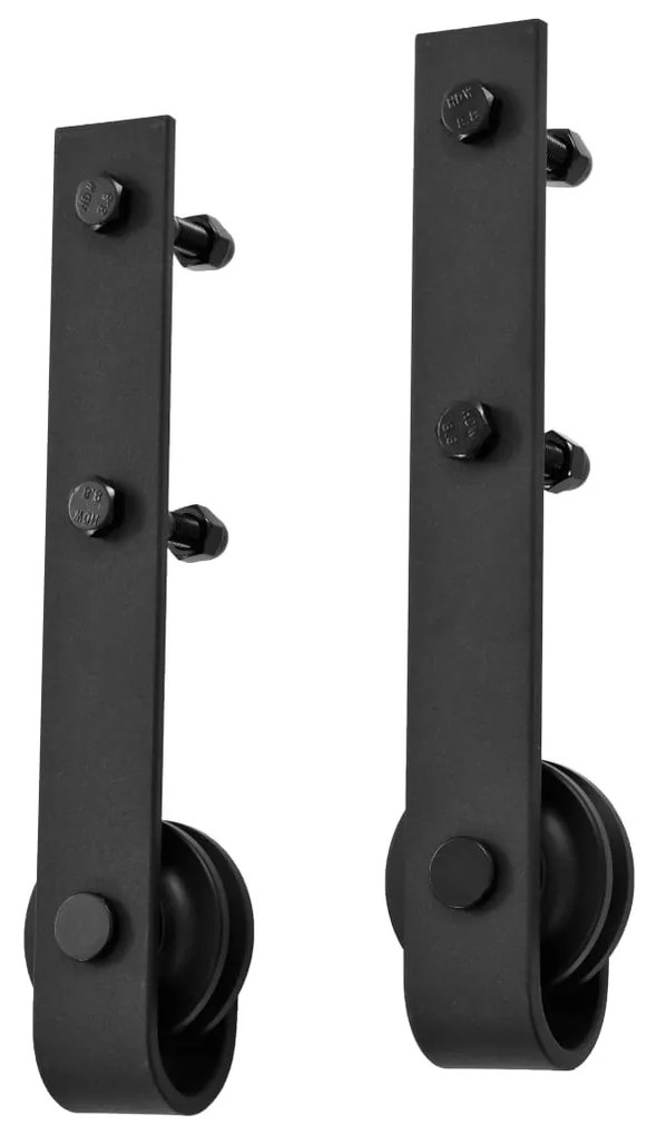 tömör fenyőfa tolóajtó fémszerelékszettel 80 x 210 cm