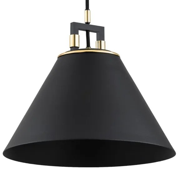 Argon 6174 - Csillár zsinóron ORTE 3xE27/15W/230V fekete