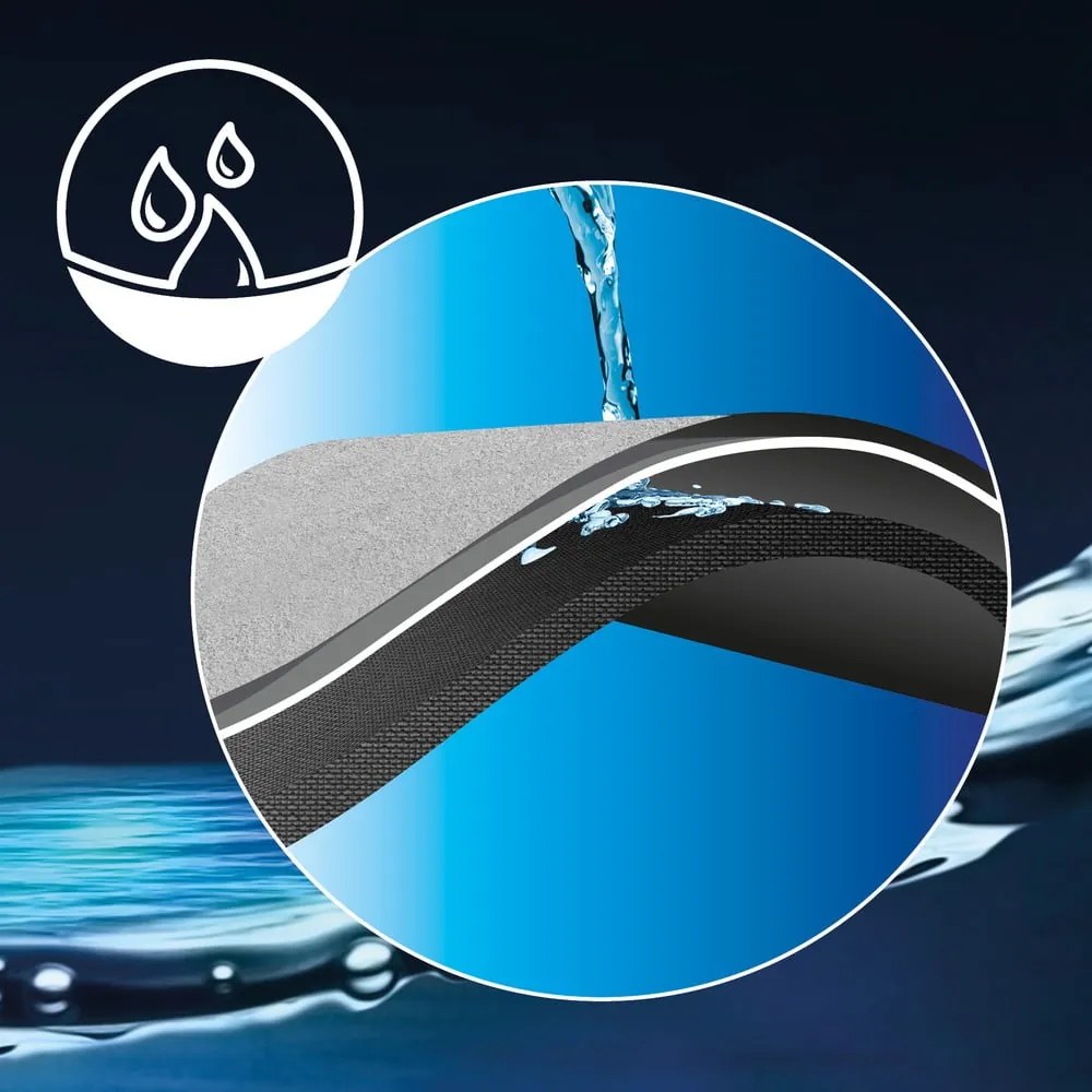 Barna gumi fürdőszobai kilépő 50x80 cm Calista – douceur d'intérieur