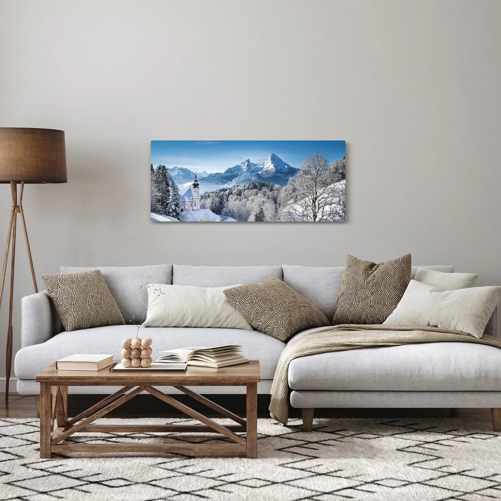 Kép - Egy pillantás a téli tájra (120x50 cm)