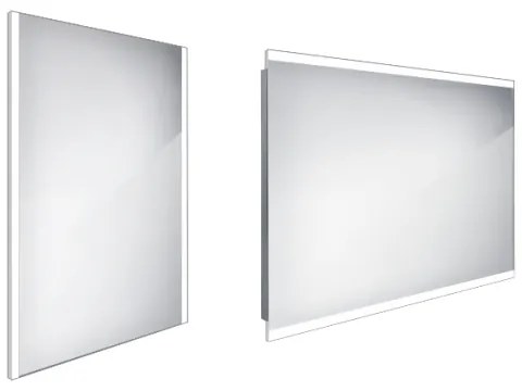 NIMCO ZP 11002 - LED Fürdőszobai tükör háttérvilágítással 6500K 80x60 cm IP44