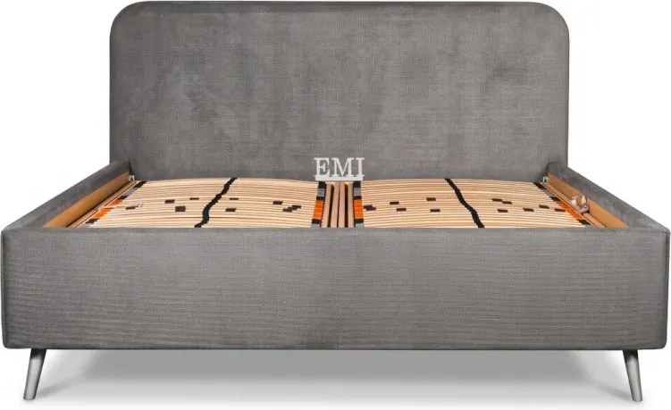 Kárpitozott ágy ESMINA + rácsos ágykeret + EMI matrac