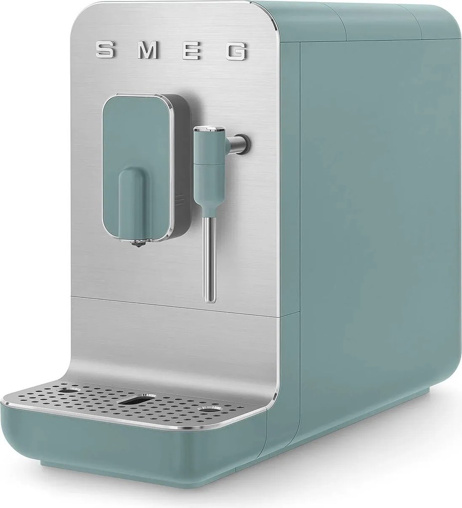 SMEG Automatický kávovar BCC12 na cappucino 19 barů / 1,4l, smaragdově zelená - Smeg