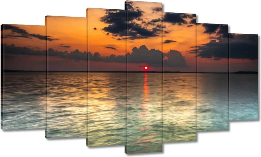 Képek 140x80 Sziklák Tenger Nap