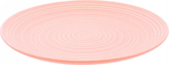 Lunasol - Lapos tányér Spiral világos rózsaszín 23 cm - Gaya RGB (451825)