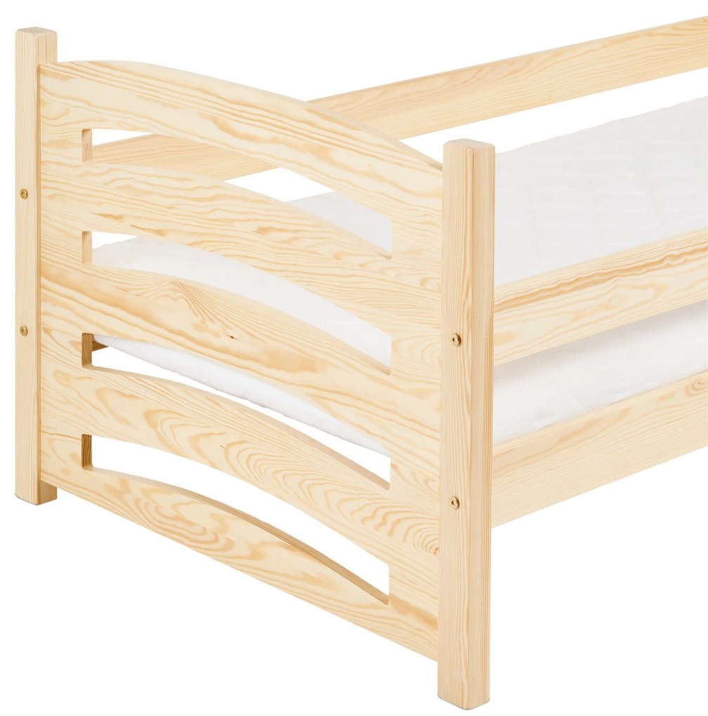 Gyerekágy MELA 80 x 160 cm, fenyő Ágyrács: Lamellás ágyrács, Matrac: EASYSOFT 8 cm matrac