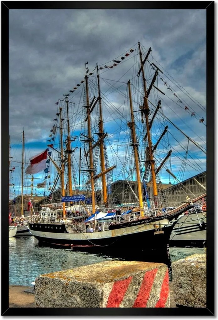 Poszterek keretben 40x60 Vitorláshajó