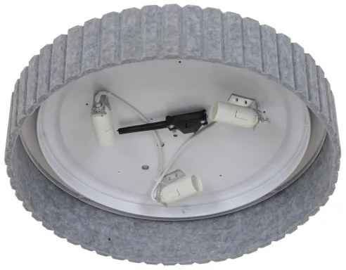 Nordlux - CORATO mennyezeti lámpatest 3×E14/15W/230V Ø 42 cm szürke