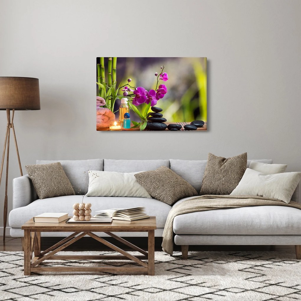 Kép - spa and stones (90x60 cm)