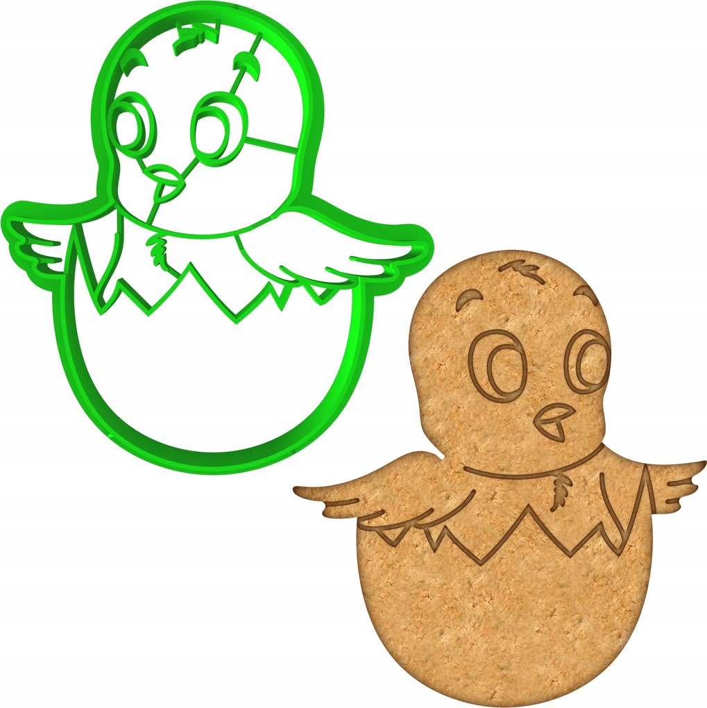 Húsvéti Forma Mézeskalács lyukasztó Húsvéti Csirke Csirke 8cm