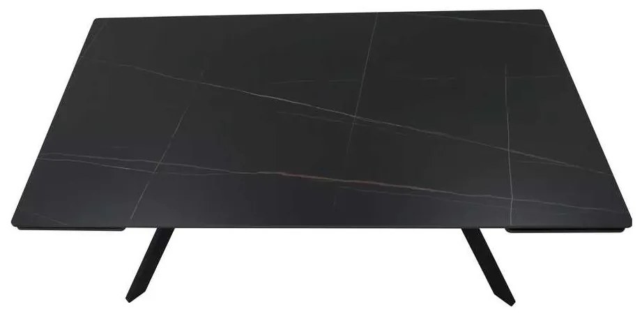 Lumiere étkezőasztal 180 x 90 cm, fekete